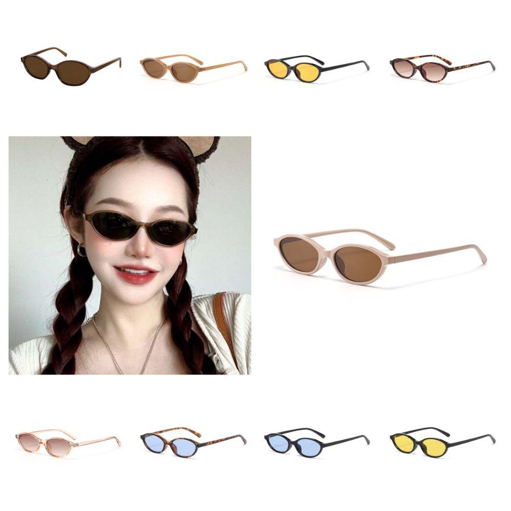 PC Women HD Sunglasses Leopard Print Anti-UV Glasses Catwalk Cat Eye Sunnies Punk Style