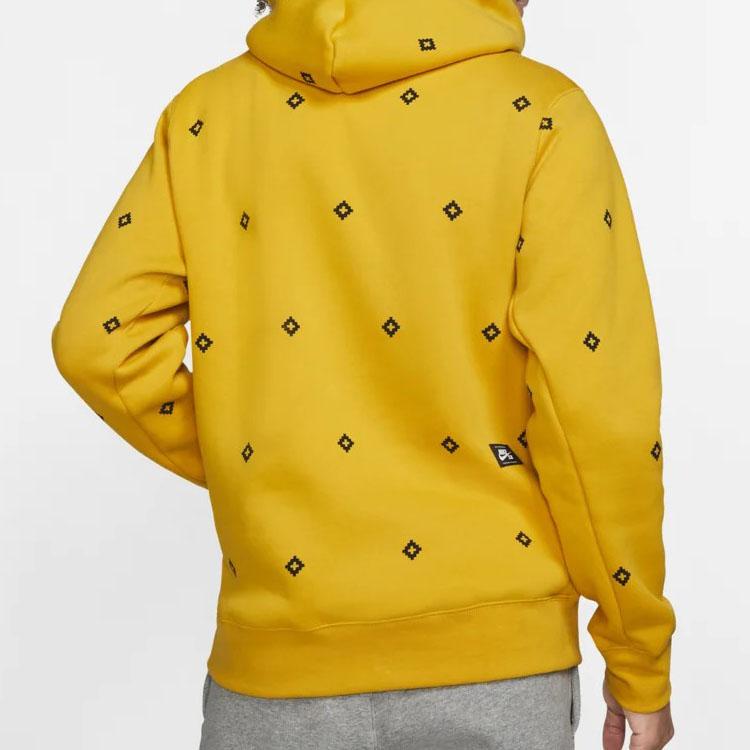Nike Толстовка с капюшоном Sb Icon Graphic Fleece Hoodie Skateboarding Men Hoodie Yellow BV0881-743