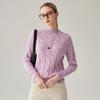 Women's 100% Cashmere Half-High Collar Sweater
