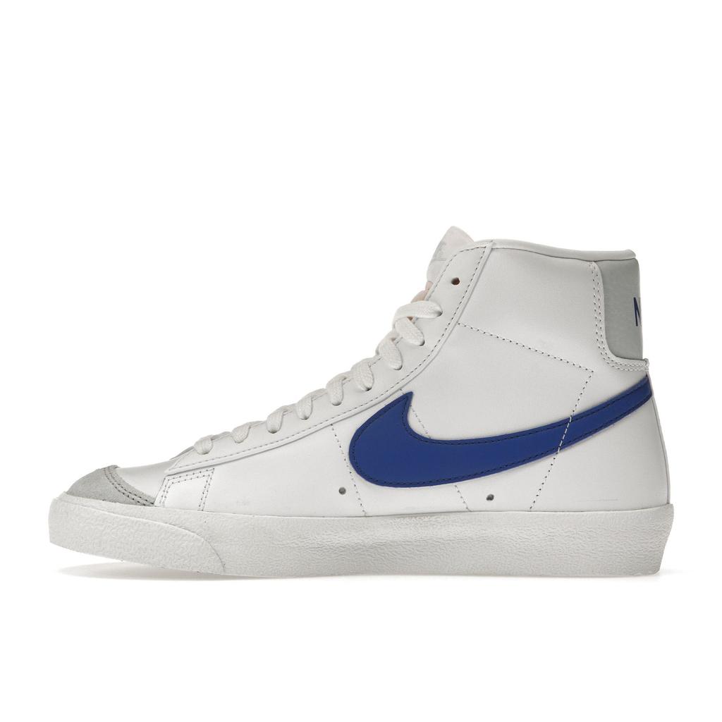 Nike Blazer Mid 77 Vintage White Game Royal мужские кроссовки Pure-Platinum BQ6806-124