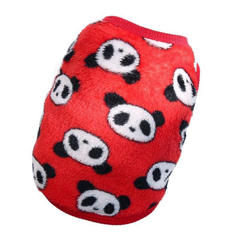 Warm Soft Cartoon Winter Yorkshire Pet Dog Clothes Dog Sweater For Small Dogs Dog Vest