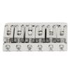 6 String Guitar Fixed Saddle Bridge Hardtail Top Loader Iron Electric Guitar Saddle Bridge