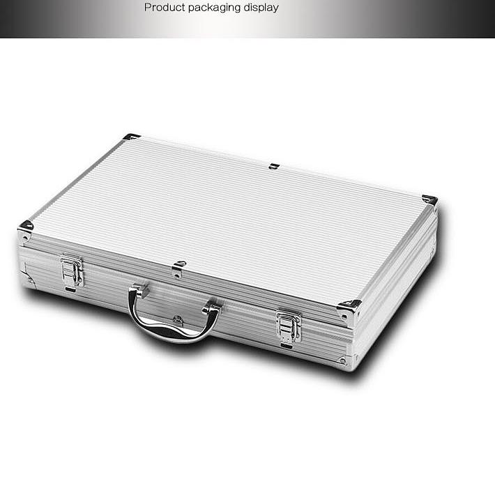 BBQ Grilling Accessories, Stainless Steel Grill Set with Aluminum Case, Grilling Gifts for Men Dad, Grill Tools for Outdoor Grill