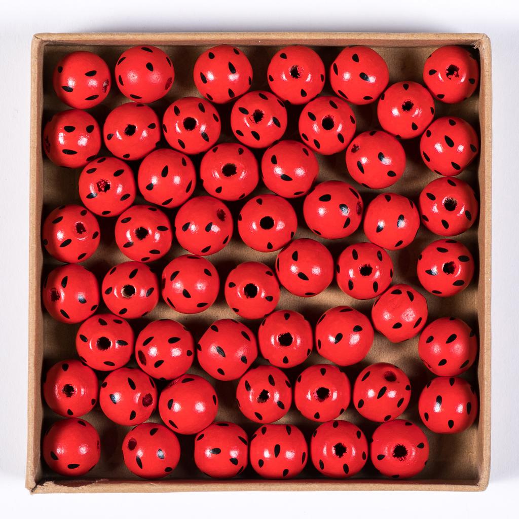 Креативные ювелирные изделия аксессуары ожерелье круглый брелок свободные разделительные бусины 5 шт заколка для волос 16 мм зеленый красный DIY для браслетов веревка для волос деревянная