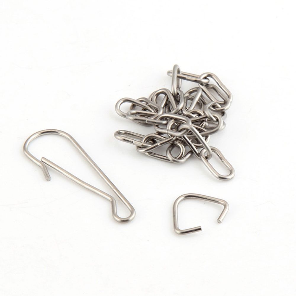 10 шт. Серебристая ручка-цепочка Цепочка для сливного клапана унитаза из нержавеющей стали Бачок для воды