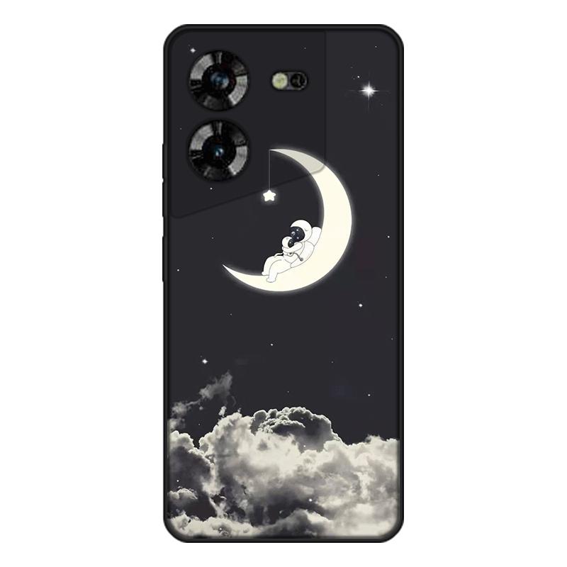 Для мягкого силикона для tecno pova 5 Чехол Окрашенная задняя крышка из ТПУ tecno pova 5 Корпус