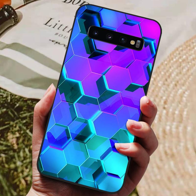 Чехол для Samsung S10 Plus Мягкий силиконовый чехол Черный бампер ТПУ Для Samsung Galaxy S10 S10E S 10 S10plus Чехлы для телефона Задние крышки