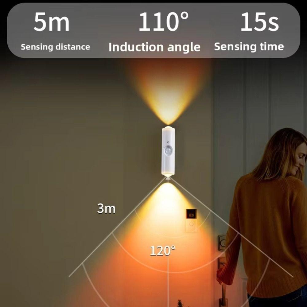 Energy Saving Wall Lamp Rechargeable Bedroom Night Light New Cabinet Decorative Light