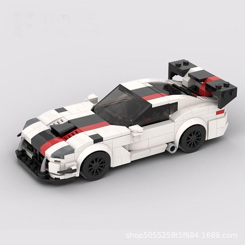 Набор Строительных Блоков MOC Гоночная Дорога с 8 Сетками Езда на Гадюке Acr Игрушечная Модель