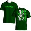 Summer 2026 One Piece Roronoa Zoro Comic Collage Trendy Theme 100 Pure Cotton Printed Loose Tshirt Adult Parentchild Top