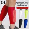 Сотовая защита голени от ударов, спортивный чехол для ног для улицы, универсальные футбольные гетры, дышащая защита голени от ударов