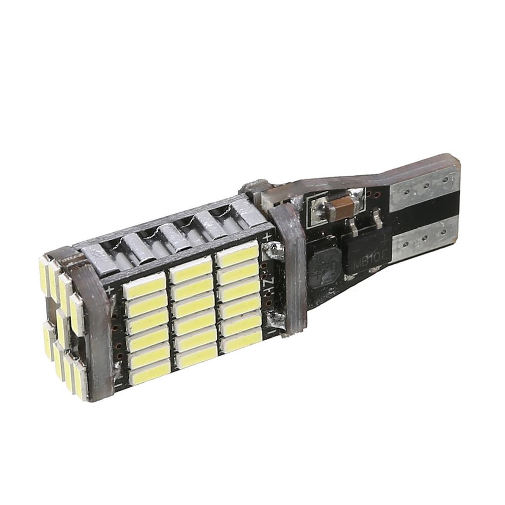 2 шт. улучшенные светодиодные лампы T15 W16W 45 SMD 4014 для автомобиля, авто Canbus, фонари заднего хода, стоп-сигналы, фонари заднего хода