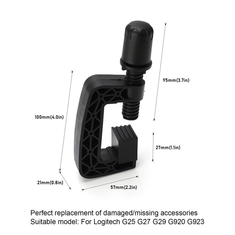Черный зажим для крепления системы рулевого колеса для Logitech G25 G27 G29 G920 G923 Driving Force GT