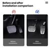 Foot Pedal Pad Replacement Non-Slip Accelerator Brake Foot Rest Pedal Extender Easy To Install Auto Aluminum Pedal Covers Accessories