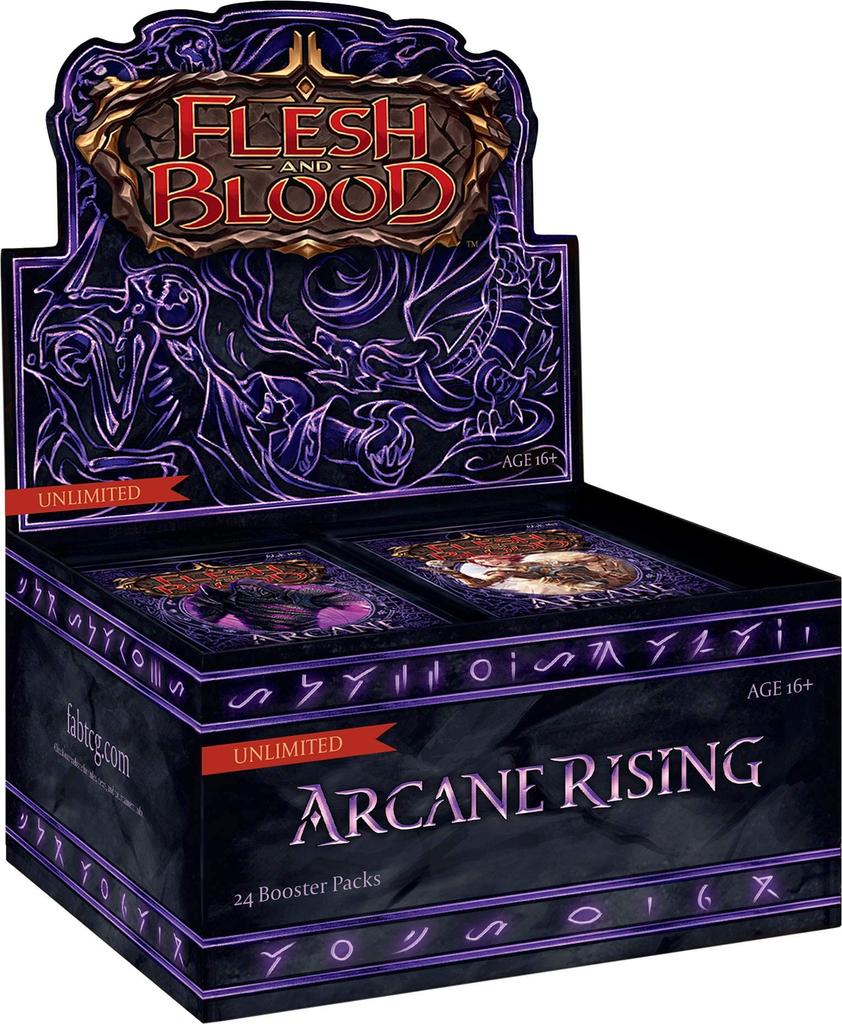 Flesh Blood Arcane Rising Unlimited Booster Display 24 набора усилителей и