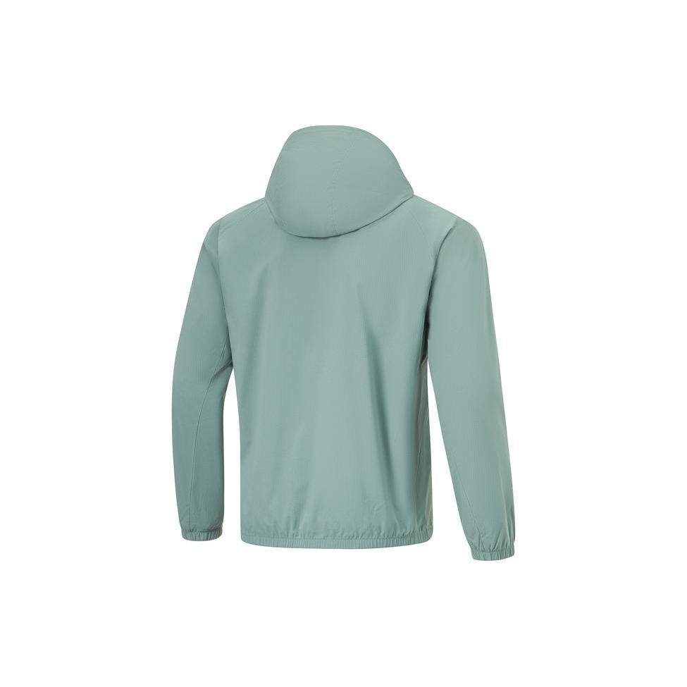 Li Ning Fitness Series Trench Coat Men's Lake Green AFDU089-5