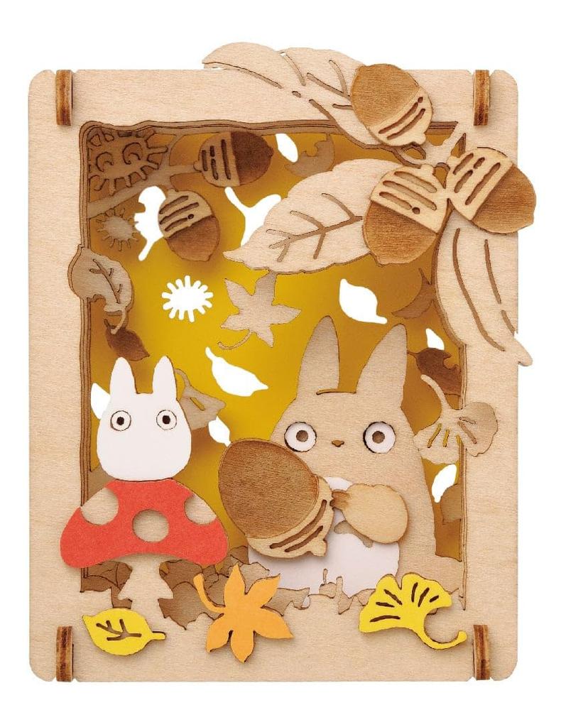 Ensky Paper Theater My Neighbor Totoro Acorn Finding -Wood Style- PT-W02X