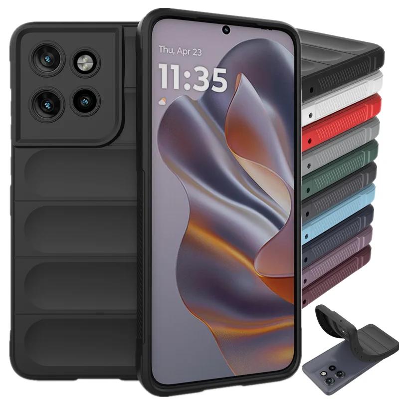 Силиконовый чехол с ощущением мягкой кожи для Motorola Edge 50 Neo Защитная накладка для Moto Edge 50 Pro Fusion Edge 40 Fundas Coque