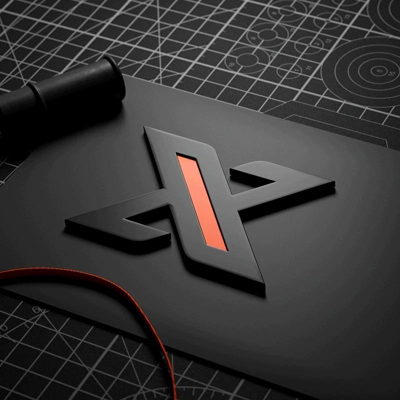 AAXU1 Для Zeekr 7X 001 007 Автомобильный Логотип Персонализированная Модификация Матовый Металл Логотип Автомобиля Модный Стиль Черненый Декоративный Логотип