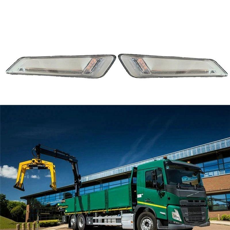 Правые светодиодные угловые габариты указатели поворота для VOLVO FH FM ( ON) Боковые указатели поворота 24189496-A87Q