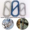 Super Lightweight Titanium Key Rings Portable Keychains Buckle Pendant  Outdoor Tool