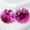 Natural Pink Sapphire Loose Gemstone Round Cut 17.25 ct Pair September Birthstone for Jewelry Making