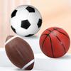 1/2/3 шт. Мини Надувной Мяч ПВХ Футбол Баскетбол Регби Реквизит для Игры Взаимодействия Родитель-Ребенок Спорт в Помещении на Открытом Воздухе Вечеринка Подарок ZYF