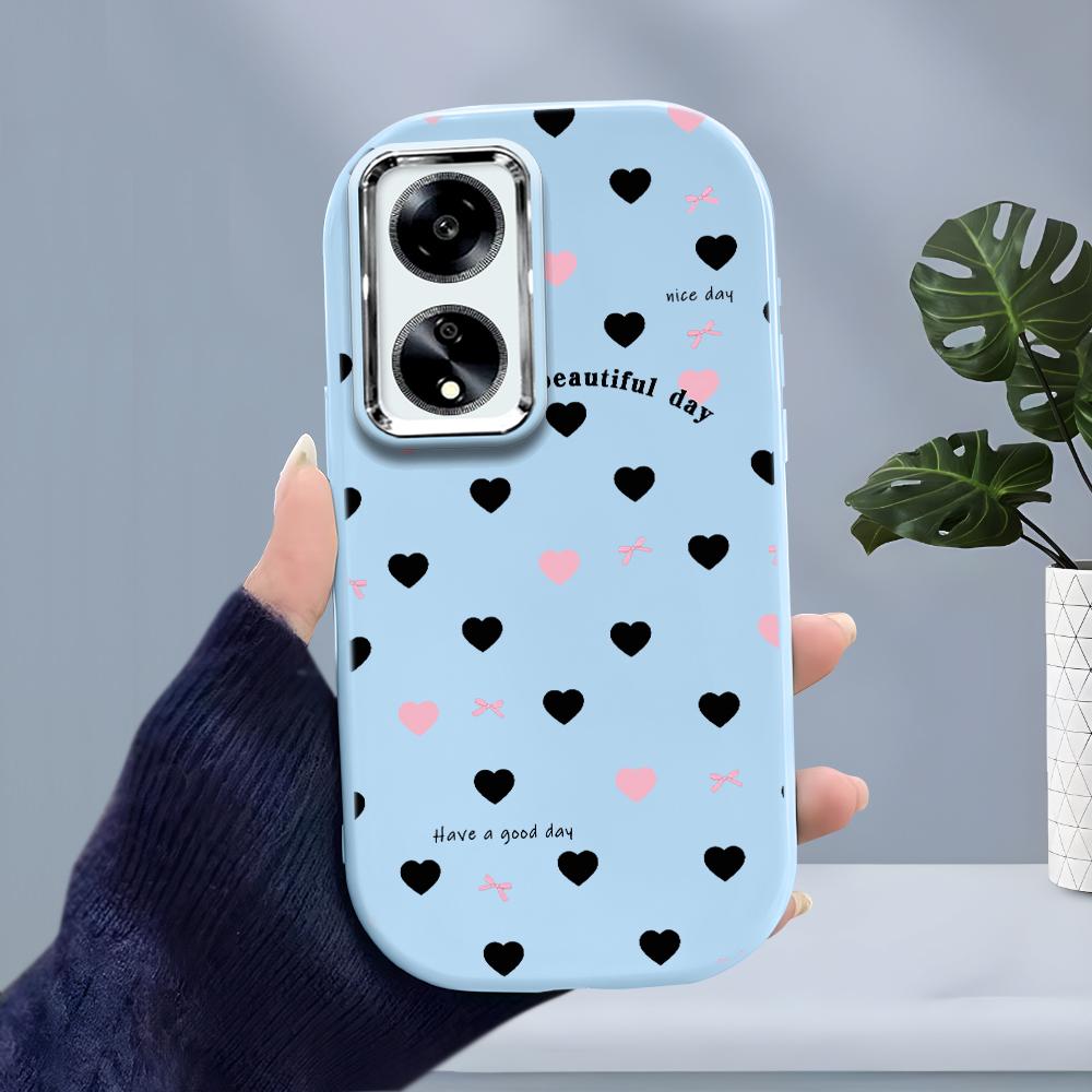 Solid Color Silver Edge Lens Soft Liquid Silicone Shockproof Phone Case for iPhone Samsung Huawei Honor Xiaomi Redmi OPPO Realme Vivo Infinix Tecno