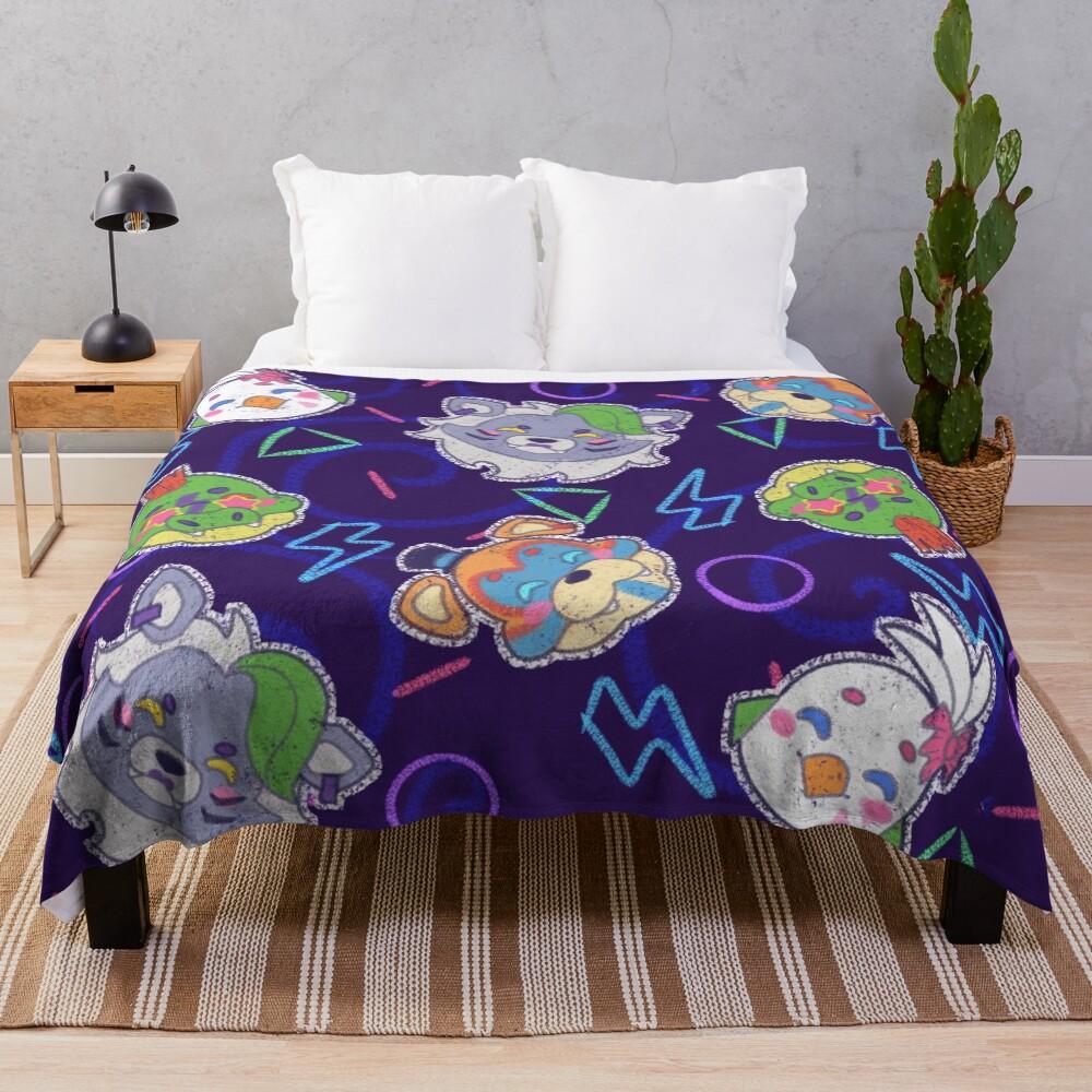 Glamrock Pattern Throw Blanket