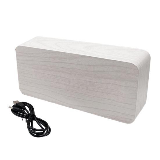 Деревянный будильник Yousheng с большим светодиодным экраном, легко читаемый, затемняемый, цифровой будильник с функцией повтора и дисплеем температуры