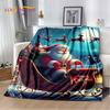 2025 Merry Christmas Tree Santa Claus,New Year Fairy Tale Gift Soft Plush Blanket,Flannel Throw Blanket for Living Room Bed Sofa