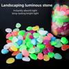 100pcs Luminous Stones Glow In The Dark Pebbles Stones Fluorescent Rocks for Fish Tank Aquarium Aquatic Landscape Home Decor