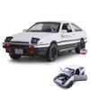 Модель автомобиля из сплава Initial D Такуми Фудзивара AE86 Trueno Спецификация Project D Масштаб 1/32 (белый)
