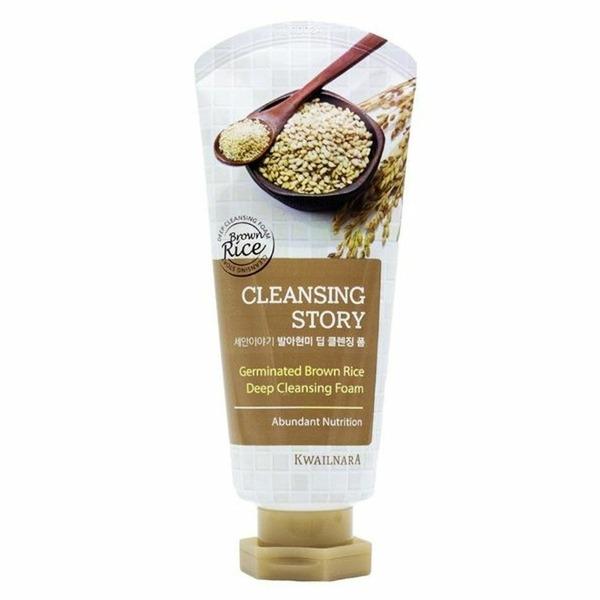 Очищающая пенка для лица с пророщенным бурым рисом 120 г (W9FF00F) который очищает даже загрязнения в порах