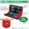 Kokuyo WithPlus Slim Pencil Case with Wide Opening for Easy Access and Portable Storage F-VBF170-3