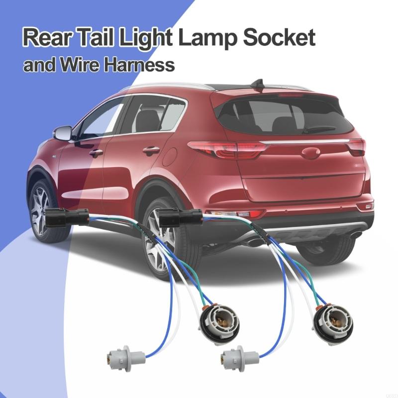 Replacement Taillight Socket Wiring Automotive Accessories Easy Installation Tail Light Lamp Socket Harness 92480-D9020 Q6RD