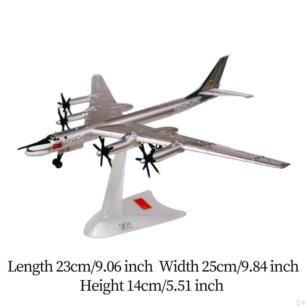 1/200 Туполев Ту-95 Стратегический бомбардировщик Модель самолета Многофункциональный настольный