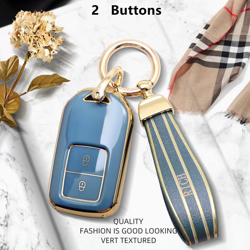 Роскошный чехол для дистанционного ключа для Honda CRV Fit Civic Accord HRV City Odyssey XRV Pilot Jazz Jade Vezel Crider Car