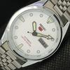 ВОССТАНОВЛЕННЫЕ ВИНТАЖНЫЕ SEIKO 5 АВТОМАТИЧЕСКИЕ 6319A ЯПОНИЯ МУЖСКИЕ D/D БЕЛЫЕ ЧАСЫ a318651-9
