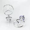 TCPDU1 1Pcs Car Front Bonnet Logo Emblem Zinc Alloy Decorate Badge  For Mercedes Benz W204 W220 C180 C200 E260 E300L Auto Accessories