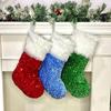 Christmas Tree Pendant Christmas Decoration Supplies Creative Sparkling Plush Christmas Socks