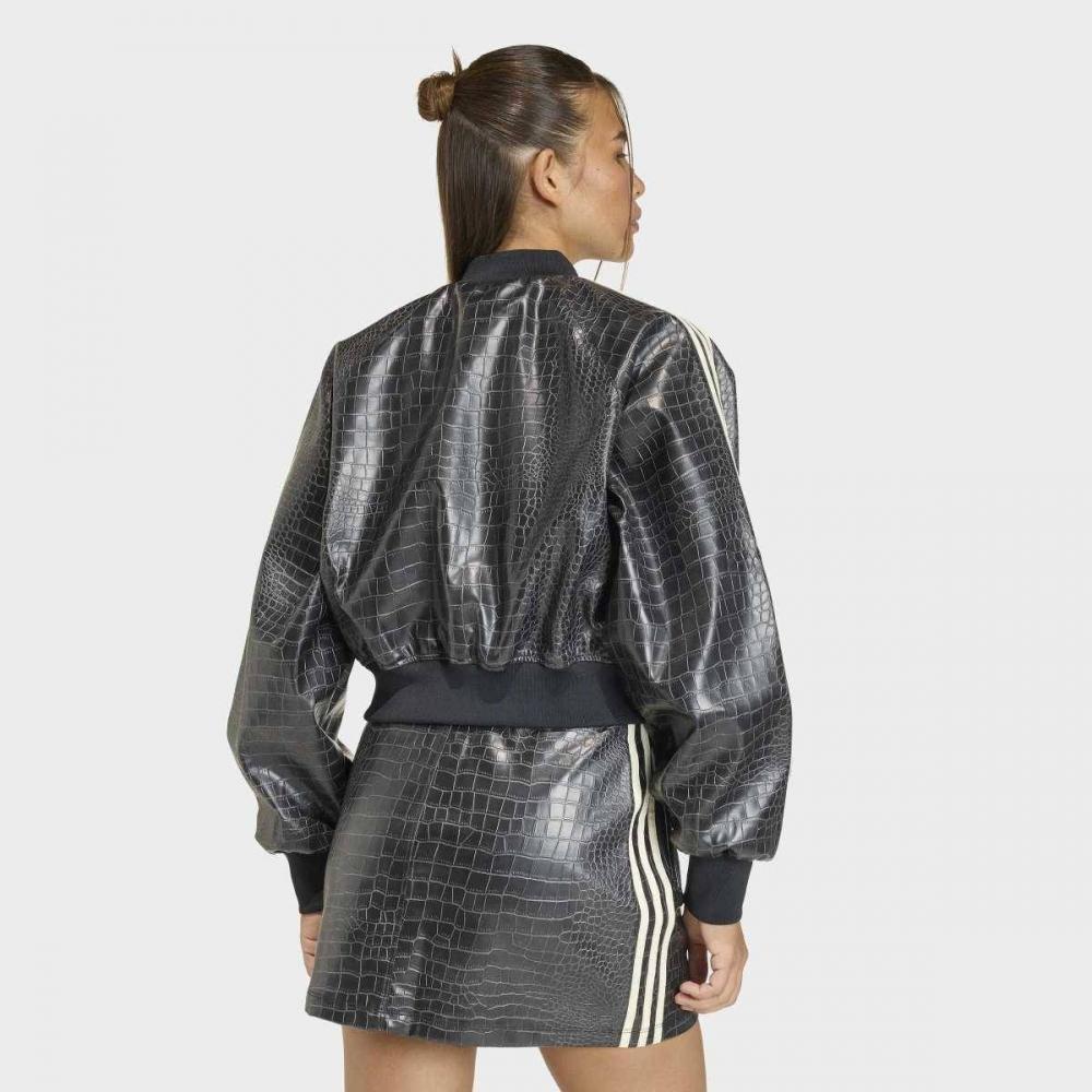 adidas Женская модная куртка из искусственной кожи Sst Ke5035