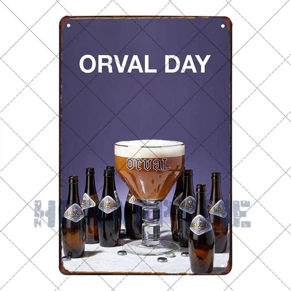 Belgian Beer Vintage Metal Tin Painting Signs Poster Plates Decoration Bar Pub Club Cafe Wall Iron Stickers Retro Plaque 20x30cm