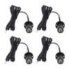 4pcs LED Display Spot Lights 5V Dimmable USB Mini Spotlight for Jewelry Showcase Porch Entryway
