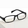 Очки для пресбиопии в черной оправе, из смолы, HD, для чтения, от +100 до +400 диоптрий, четкое зрение