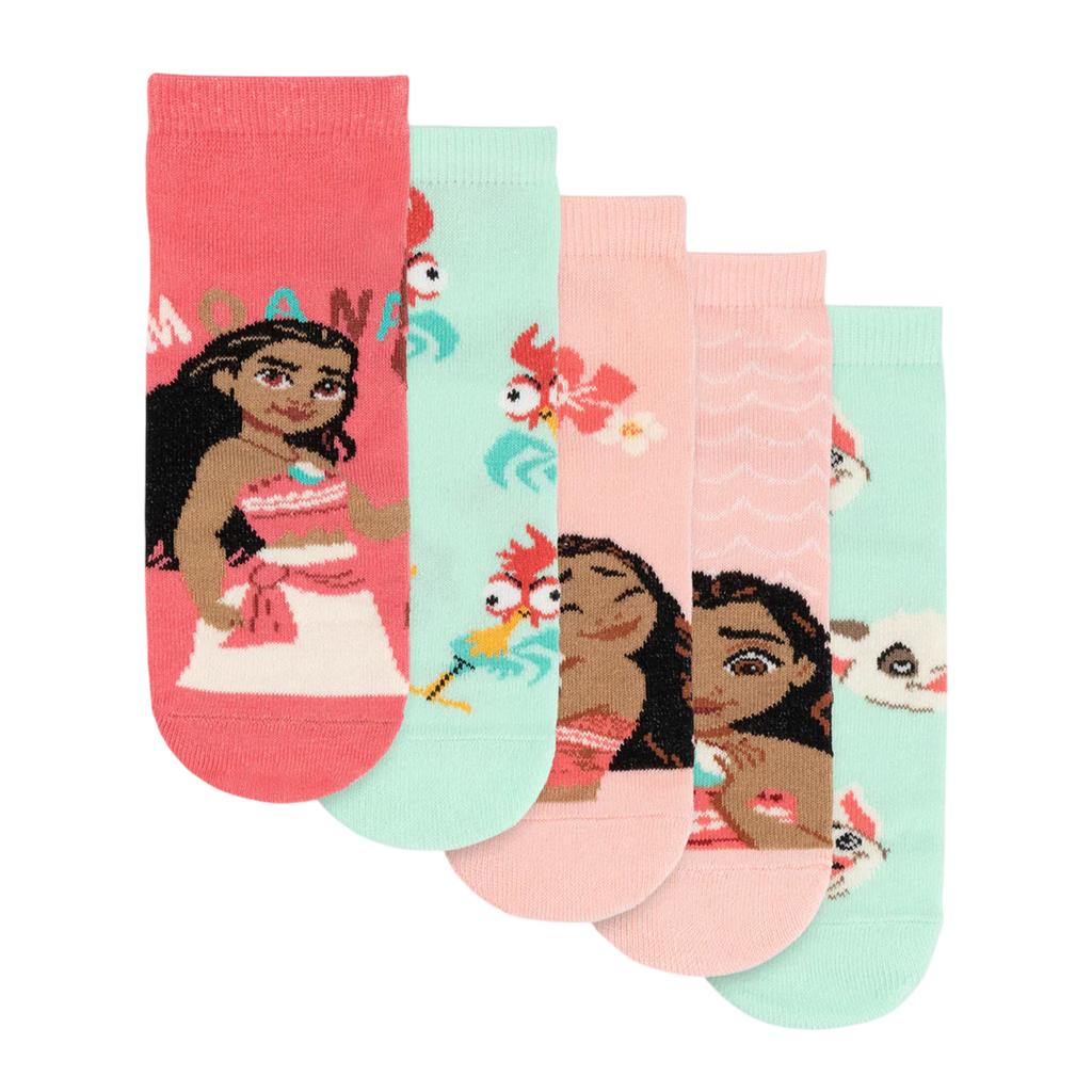 Moana Girls Moana Socks (Pack of 5)