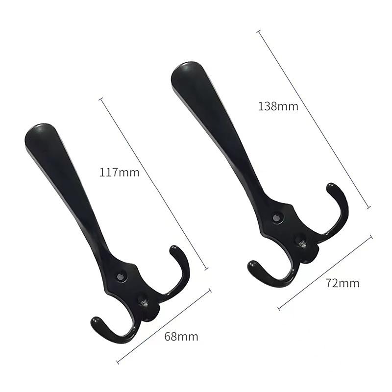 Для одежды для спальни, мебель для прихожей, крючок из цинкового сплава, 3 крючка, крючок для пальто, настенный вешалка для одежды для халата, шляпа, настенная вешалка