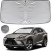 Windshield Sun Shade for 2015-2021 Lexus NX300h/NX300/NX200t Foldable Sunshade Front Window Custom Fit Car Accessories
