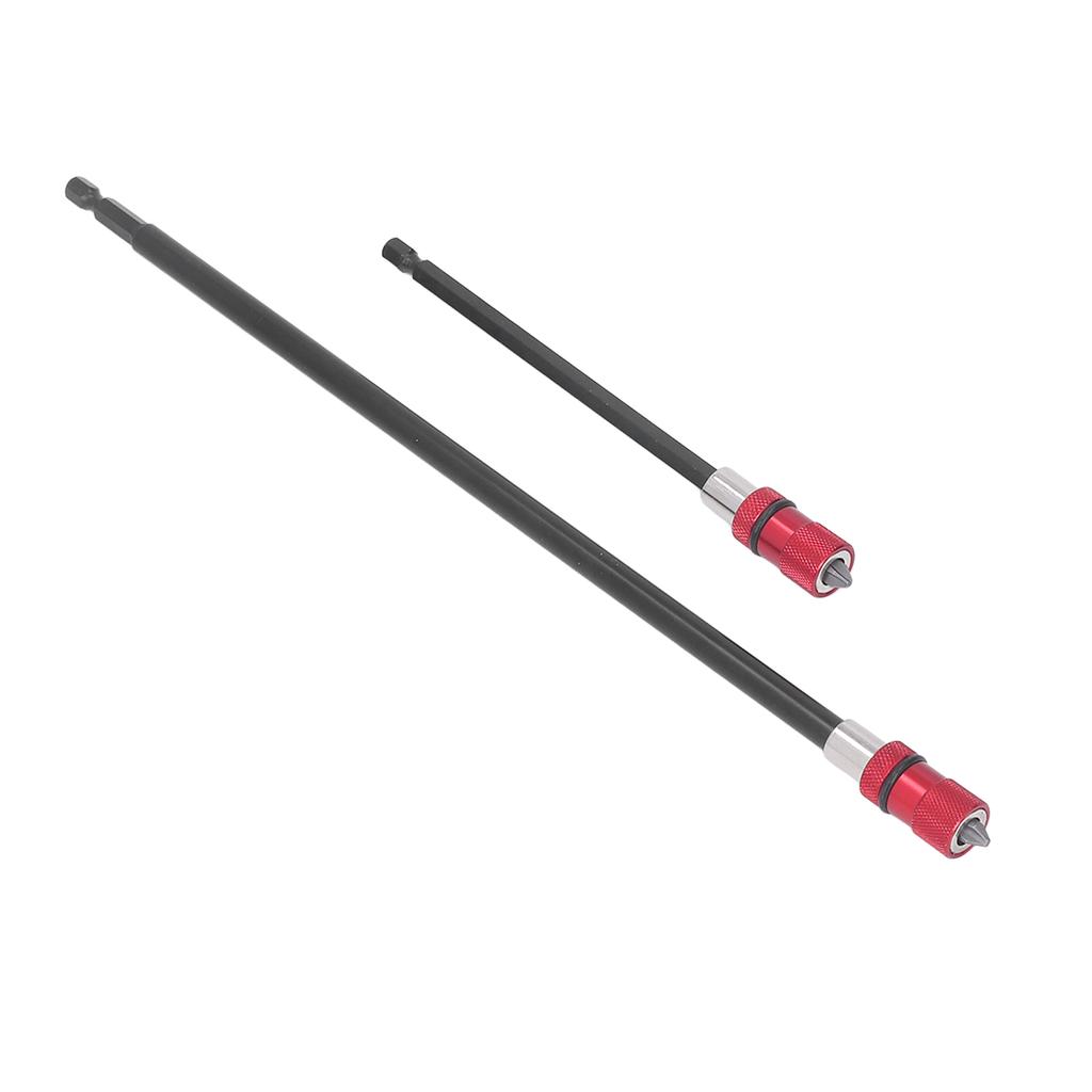 2 шт. Насадка-отвертка PH2 2 шт. Магнитный удлинитель Стабильное плотное соединение Быстросъемная насадка