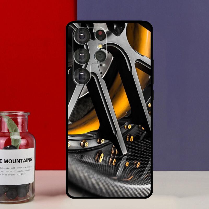 Чехол Funda со скоростью колеса спортивного автомобиля для Samsung Galaxy S25 Ultra S9 S10 S20 S21 FE S22 S23 Plus S24 Ultra